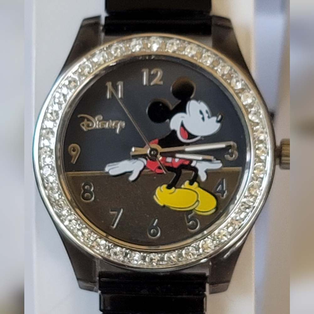 Vintage Mickey Mouse Diamond Style Watch MK2183